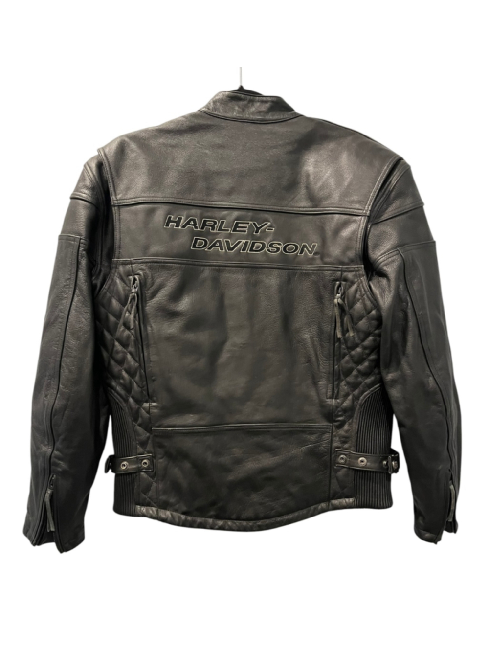 VTG Harley Davidson Cometition II Leather Jacket Med 98110-97VM W/Liner Biker